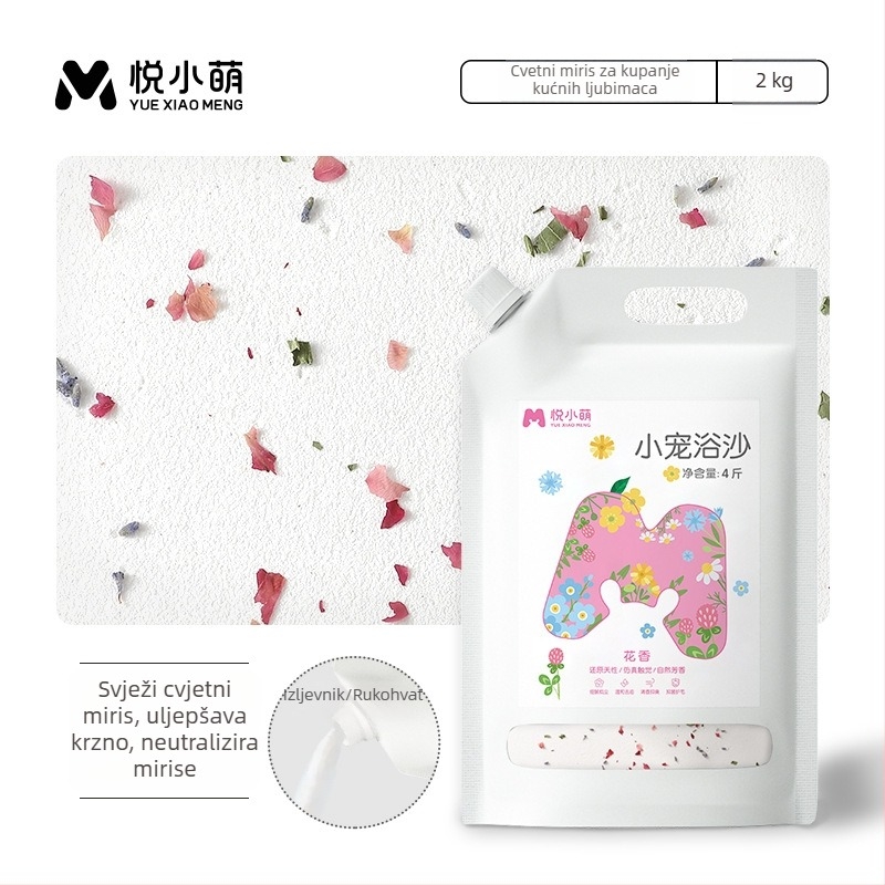 Yue Xiaomeng Dva u jednome kupajući pijesak za male kućne ljubimce s uklanjanjem mirisa