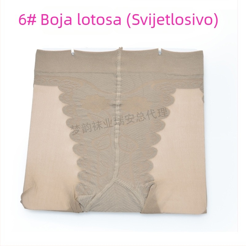 Dream Rhyme 6123 Ultra-tanke velur kolotne s bikini izrezom za podizanje bokova i oblikovanje