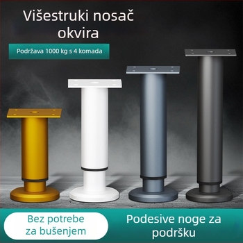 CosmaPodešavajuće teleskopske noge za namještaj | univerzalna primjena, hladno valjani čelik, moderni minimalistički stil