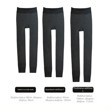 Thermal Leggings for Women – Slimming and Warm, Solid Knit, Medium Thickness, Footed, Regular Crotch, Leggings Height, Youth 18–40