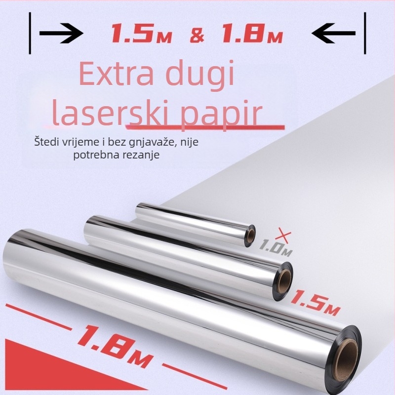 Rekviziti za studijsku fotografiju: ogledalno-reflektirajući papir s teksturom vodnih valova za portretno snimanje, laserski efekti