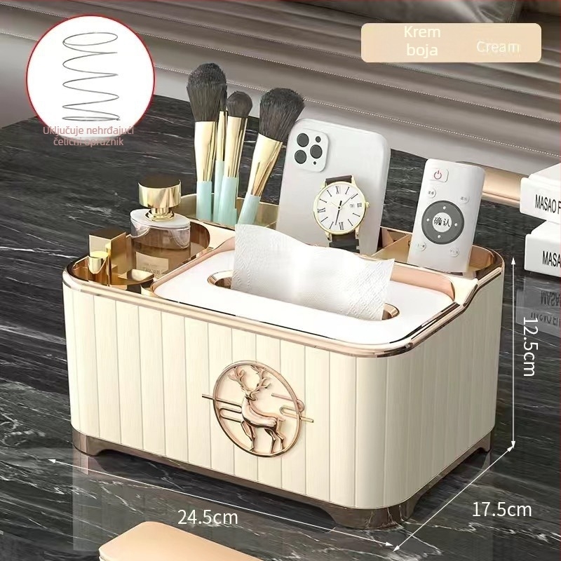 Desktop kutija za maramice, plastična, vodootporna i višestruka namjena, uklonjiva papirnata maramica, model A15–A18