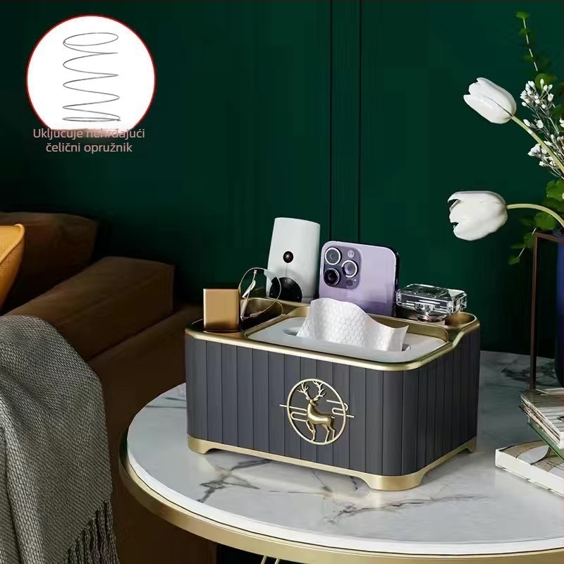 Desktop kutija za maramice, plastična, vodootporna i višestruka namjena, uklonjiva papirnata maramica, model A15–A18