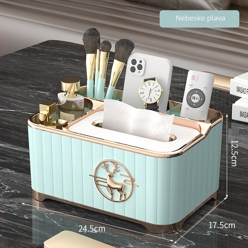 Desktop kutija za maramice, plastična, vodootporna i višestruka namjena, uklonjiva papirnata maramica, model A15–A18