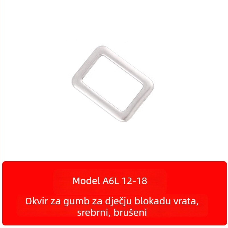 Zhan ke nehrđajući čelik – okvir središnje konzole i unutarnja ploča vrata za Audi A6L/A7 (12-18) – otporan na ogrebotine i habanje