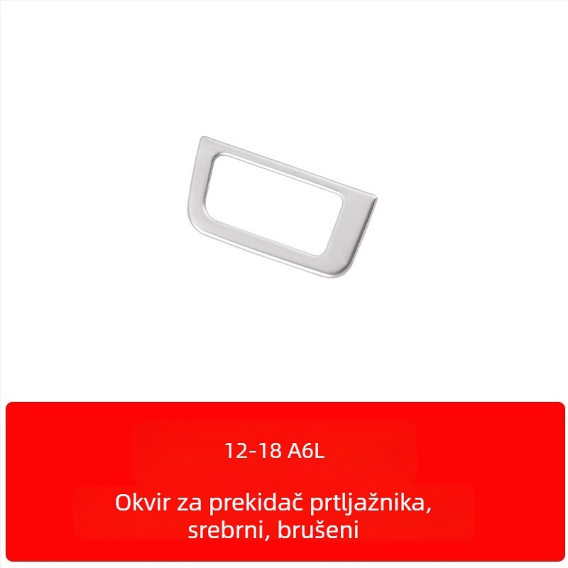 Zhan ke nehrđajući čelik – okvir središnje konzole i unutarnja ploča vrata za Audi A6L/A7 (12-18) – otporan na ogrebotine i habanje