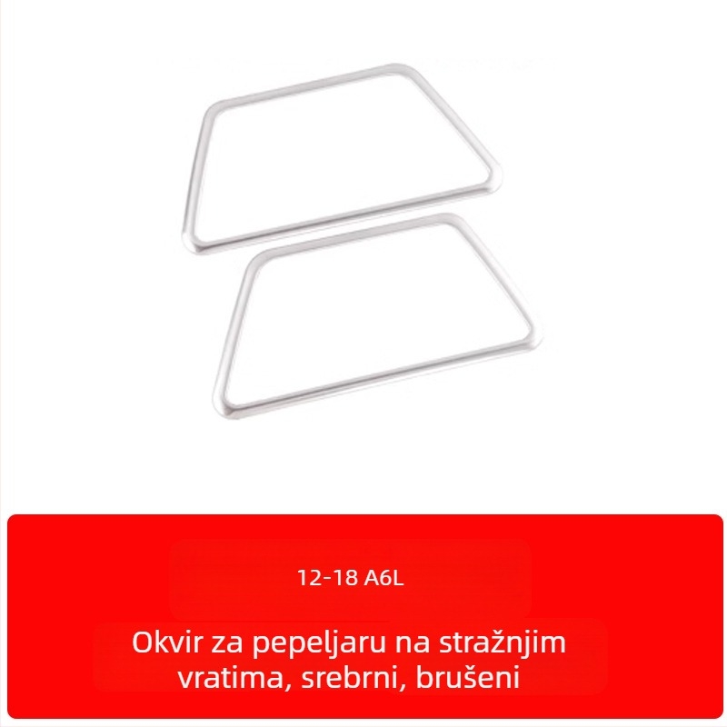 Zhan ke nehrđajući čelik – okvir središnje konzole i unutarnja ploča vrata za Audi A6L/A7 (12-18) – otporan na ogrebotine i habanje
