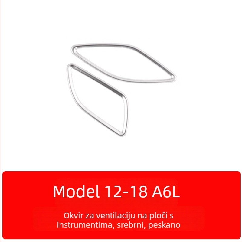 Zhan ke nehrđajući čelik – okvir središnje konzole i unutarnja ploča vrata za Audi A6L/A7 (12-18) – otporan na ogrebotine i habanje