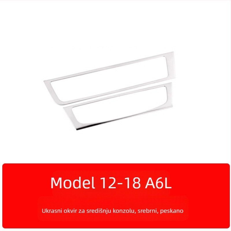 Zhan ke nehrđajući čelik – okvir središnje konzole i unutarnja ploča vrata za Audi A6L/A7 (12-18) – otporan na ogrebotine i habanje