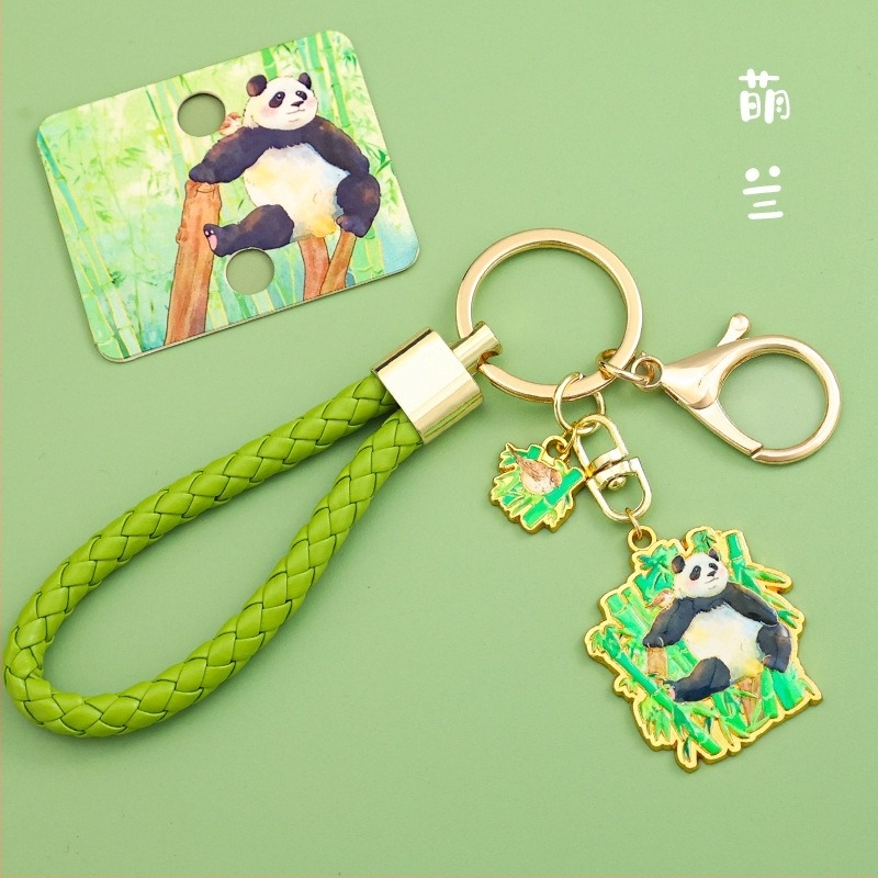 Kljucni lanac Panda, metalni, sladak stil (Osobni dar; Rođendan, Diplomiranje)