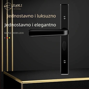 Kvaka za vrata s ključem – nehrđajući čelik, površinska montaža, s ključem, model ZBMS-1