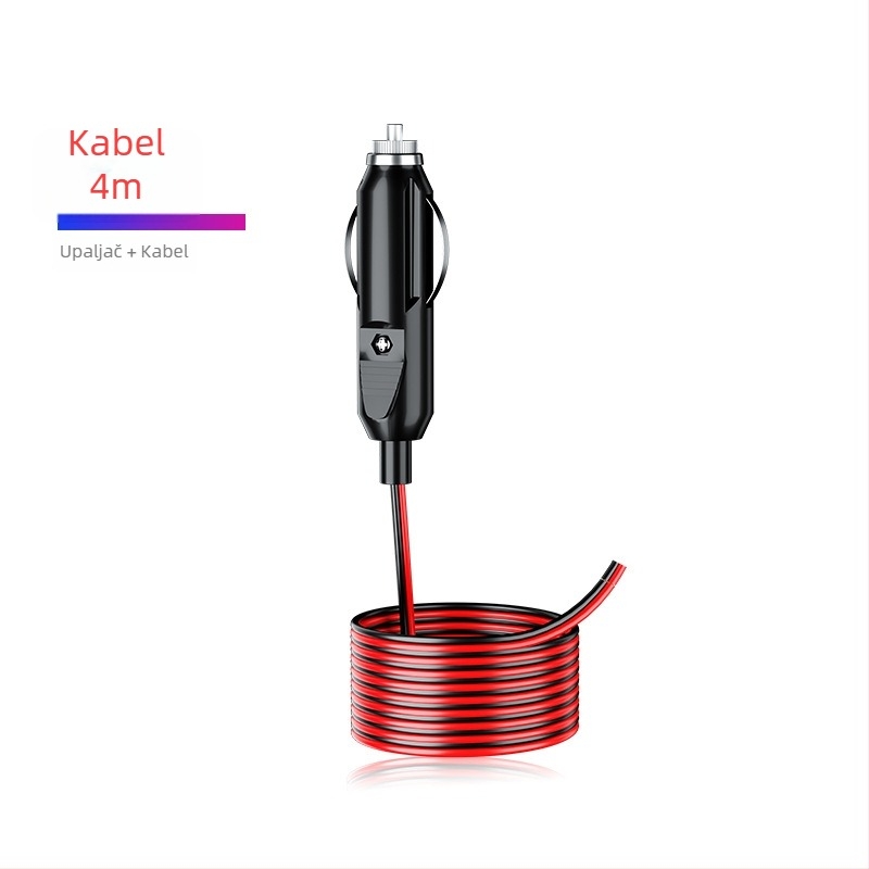Automobilski produžni kabel za upaljač 12V/24V, Bakelit kućište, model Y8, 250W