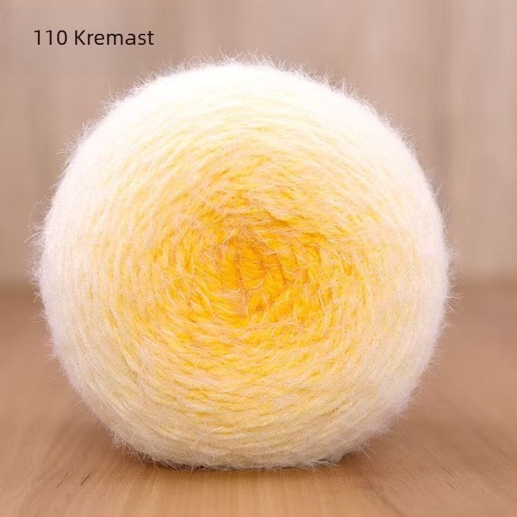 Magic Ball s perjem — gradient za DIY ručno pletenje, 7s Worsted, jednostruko vlakno, Group-Line vlakno