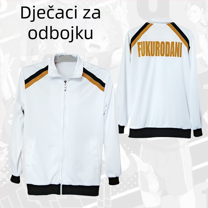Cosplay dres za odbojkaški tim – baršunasti poliester, glavni materijal 80%, sekundarni 50%, Unisex, Za igre/Anime uloge, Ljeto 2022
