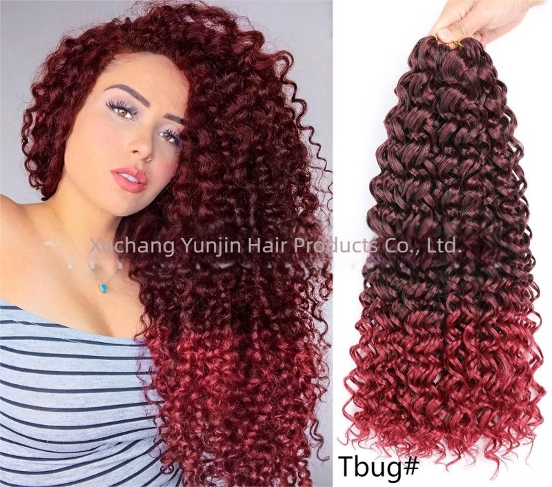 Yunjin YJ-GOGO Crochet perika - GoGo Curl, egzotičan stil, domaće svilo vlakno, mehanički proces, promjena oblika