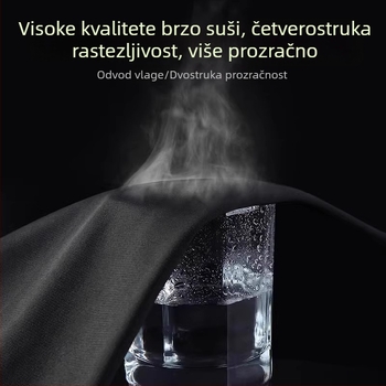 Gold ship Unisex sportski kompresijski set – brzo suši, visoka elastičnost; poliester 95% / spandeks 5% za ljeto