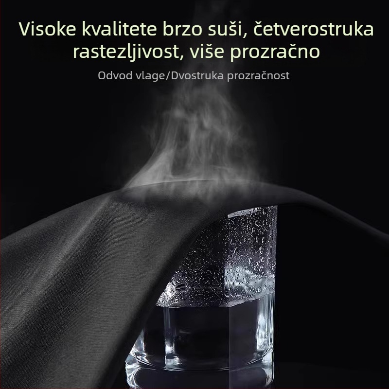 Gold ship Unisex sportski kompresijski set – brzo suši, visoka elastičnost; poliester 95% / spandeks 5% za ljeto