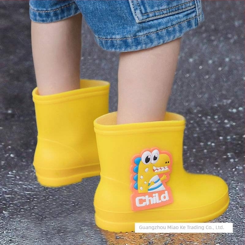 Dječje kišne čizme PVC niskog profila, jesen-zima, za djecu 1–3 godine