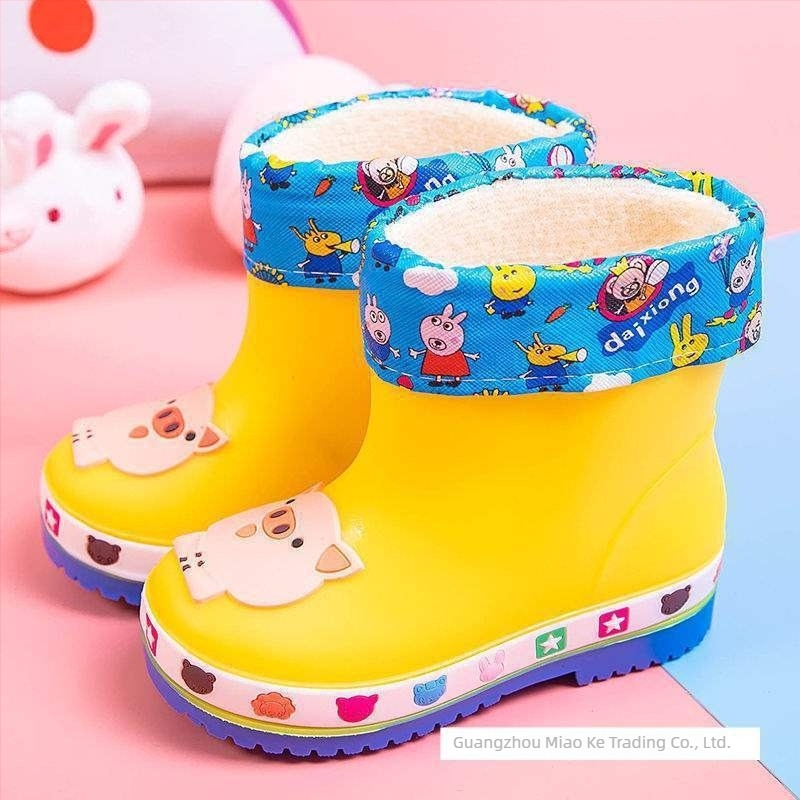 Dječje kišne čizme PVC niskog profila, jesen-zima, za djecu 1–3 godine