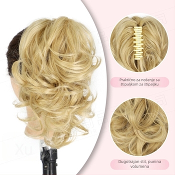 Pt 197 Ponytail perika s klipom — vlakna otporna na visoke temperature, mehanizam, za žene