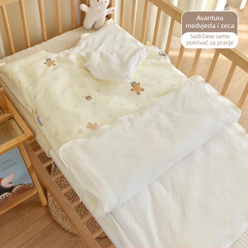 Spavaća vreća za novorođenče s 100% pamukom, poliester punilo, zimska debela konstrukcija, 0.55–1.0 kg