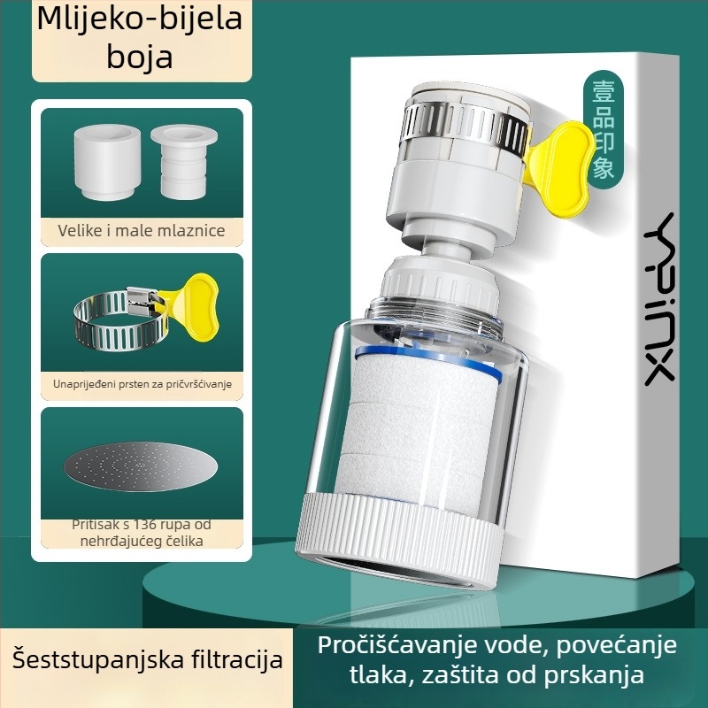 Filtar za slavinu – produženje za kuhinju, PP materijal, direktna instalacija, jednonamjensko upravljanje, model L10205, First Impression, stil Light Luxury