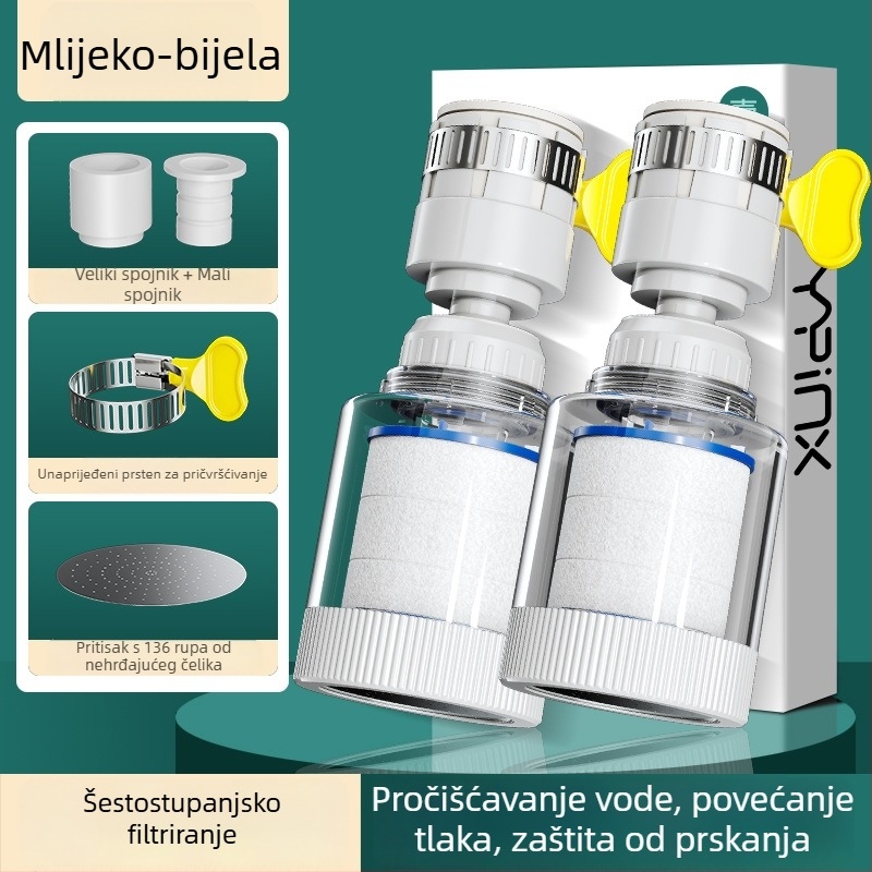 Filtar za slavinu – produženje za kuhinju, PP materijal, direktna instalacija, jednonamjensko upravljanje, model L10205, First Impression, stil Light Luxury