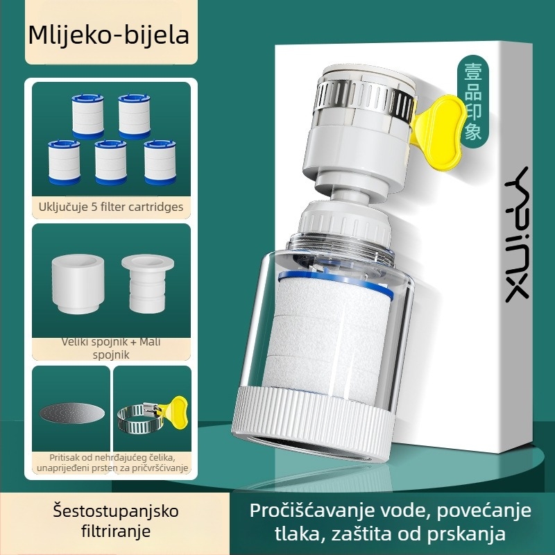 Filtar za slavinu – produženje za kuhinju, PP materijal, direktna instalacija, jednonamjensko upravljanje, model L10205, First Impression, stil Light Luxury