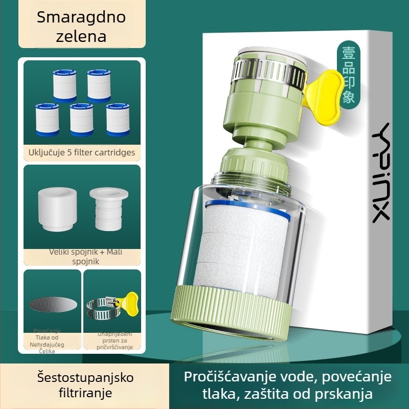 Filtar za slavinu – produženje za kuhinju, PP materijal, direktna instalacija, jednonamjensko upravljanje, model L10205, First Impression, stil Light Luxury