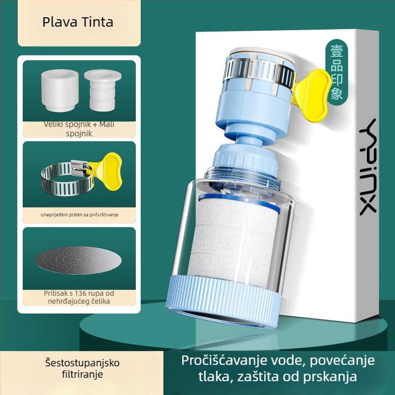 Filtar za slavinu – produženje za kuhinju, PP materijal, direktna instalacija, jednonamjensko upravljanje, model L10205, First Impression, stil Light Luxury