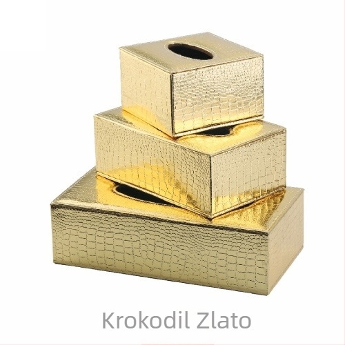 Kožna kutija za maramice – ručna izrada, izvlačna unutarnja posuda, model FJ-0741, mogućnost prilagođenog logotipa, pogodna za gostinjsku sobu i stol