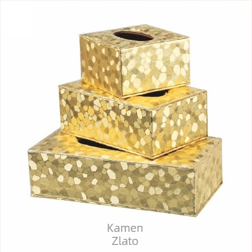 Kožna kutija za maramice – ručna izrada, izvlačna unutarnja posuda, model FJ-0741, mogućnost prilagođenog logotipa, pogodna za gostinjsku sobu i stol