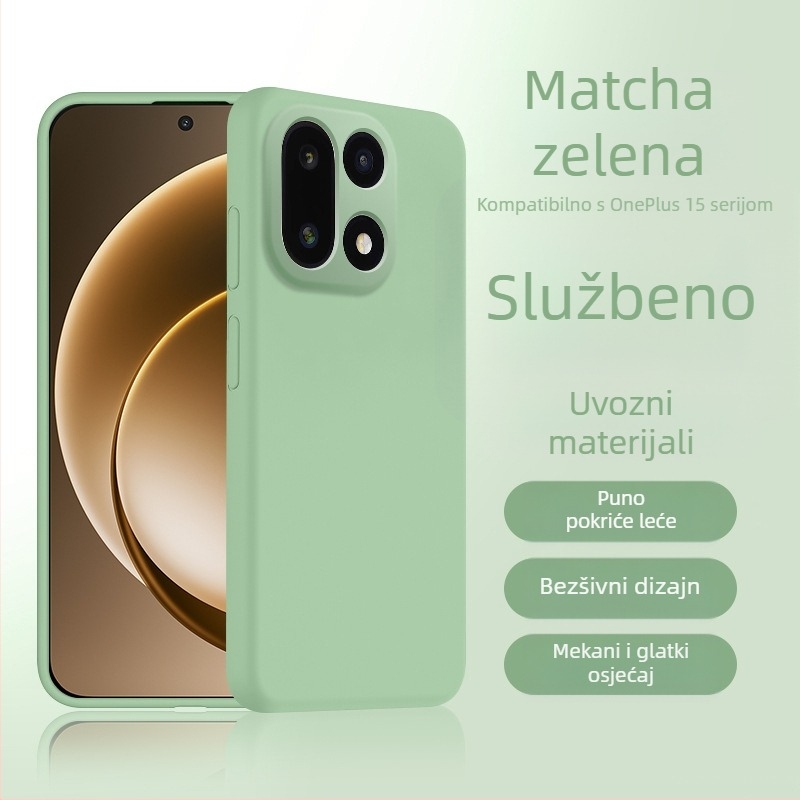 Kućište OnePlus 15 od tekućeg silikona s punom zaštitom objektiva, otpornost na pad i disipacija topline