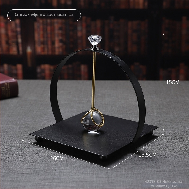 Držač maramica – kvadratnog kreativnog dizajna, stil laganog luksuza, model 4231A, prilagodljiv, višenamjenski