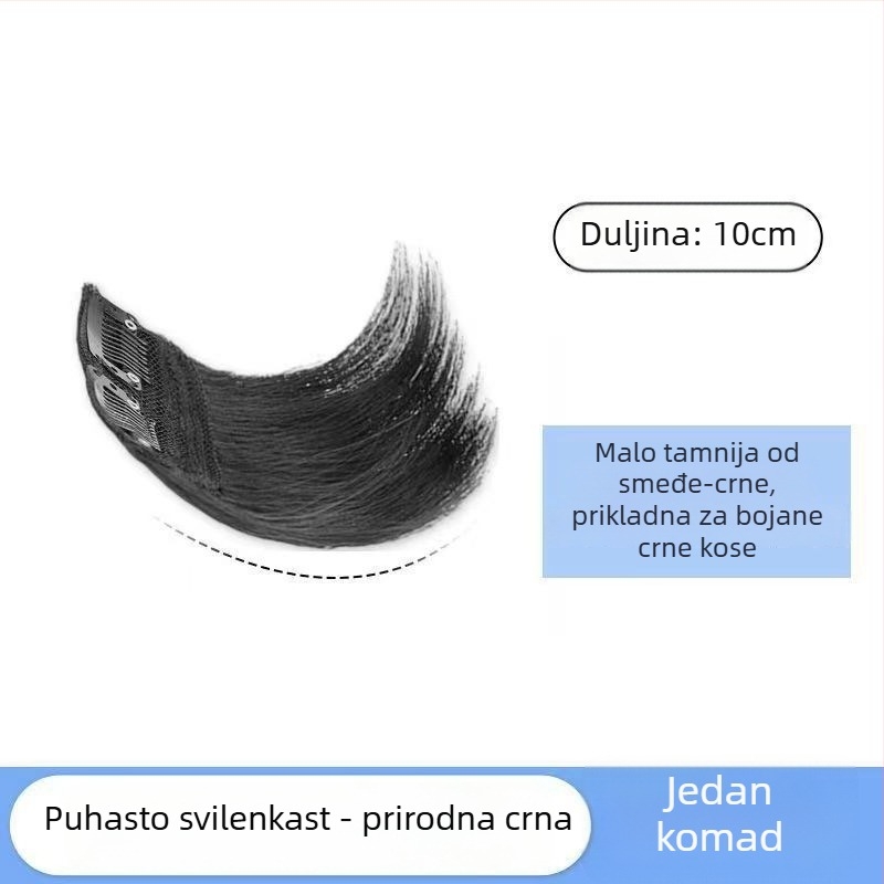 Ex06 Povećanje volumena kose — Dvije bezšivne pločice za koron i bočne strane, ravna kosa, žica visoke temperature, dizajn s mehanizmom, bez bojanja