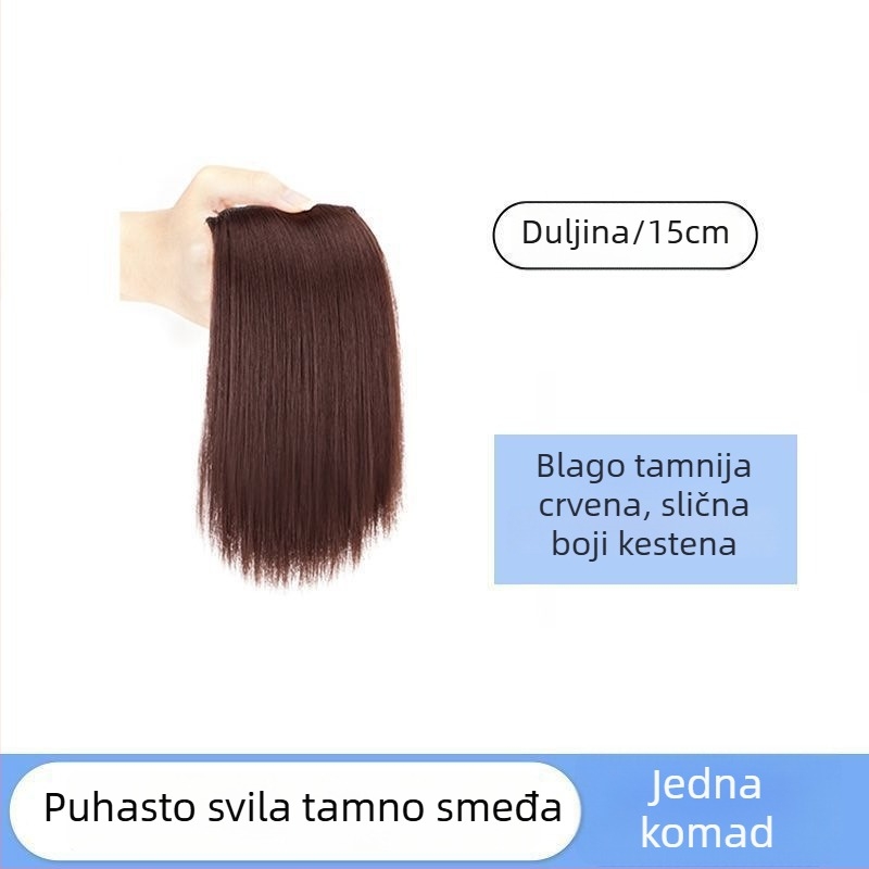 Ex06 Povećanje volumena kose — Dvije bezšivne pločice za koron i bočne strane, ravna kosa, žica visoke temperature, dizajn s mehanizmom, bez bojanja
