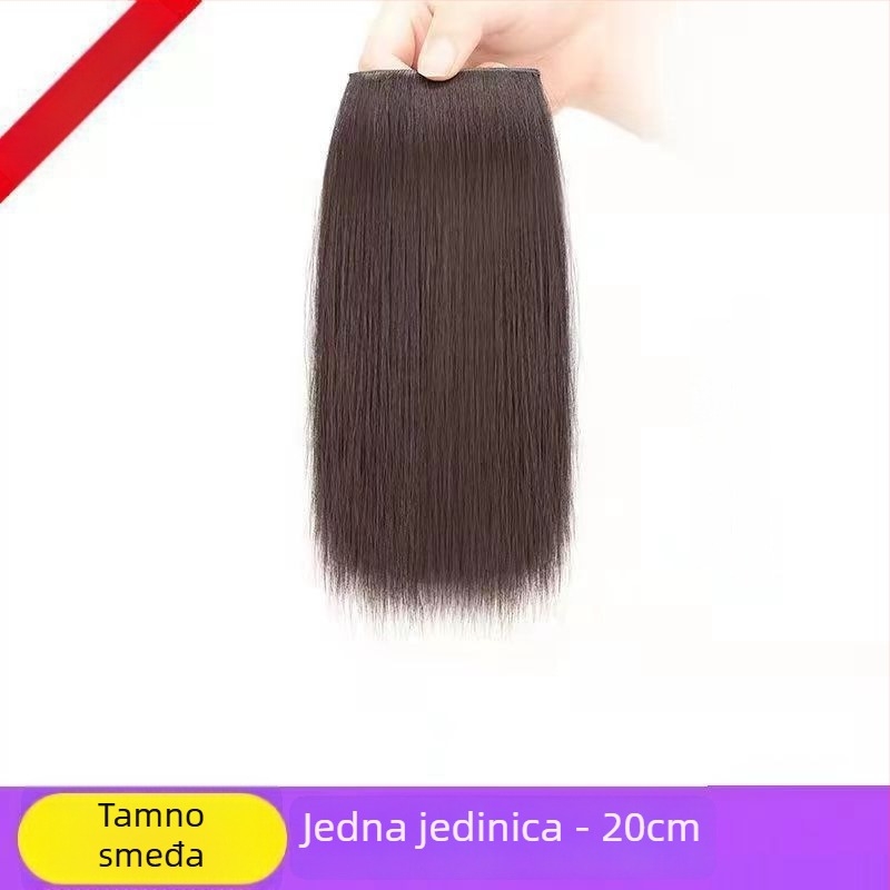 Ex06 Povećanje volumena kose — Dvije bezšivne pločice za koron i bočne strane, ravna kosa, žica visoke temperature, dizajn s mehanizmom, bez bojanja