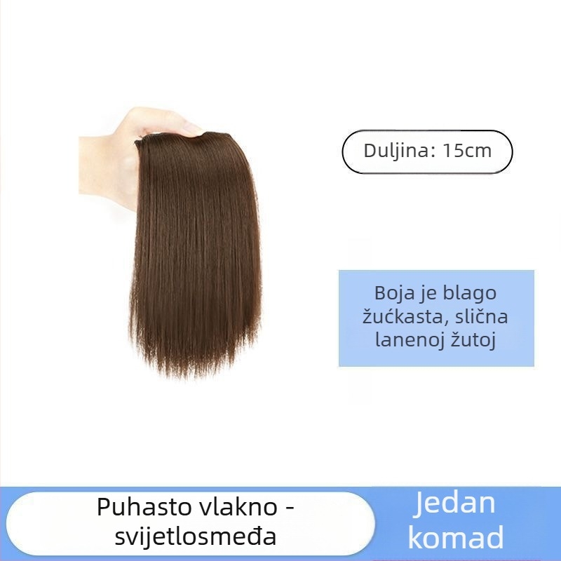 Ex06 Povećanje volumena kose — Dvije bezšivne pločice za koron i bočne strane, ravna kosa, žica visoke temperature, dizajn s mehanizmom, bez bojanja