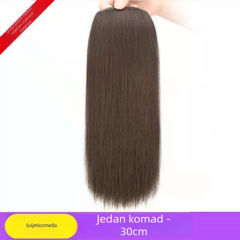 Ex06 Povećanje volumena kose — Dvije bezšivne pločice za koron i bočne strane, ravna kosa, žica visoke temperature, dizajn s mehanizmom, bez bojanja