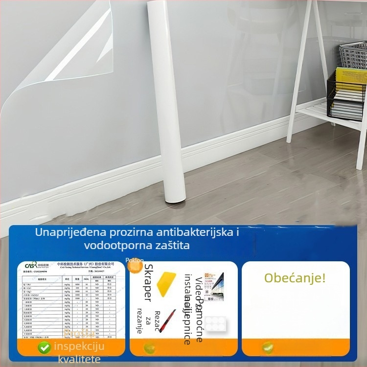 Pengyi PVC anti-staticna prozirna otporna na masnoću zidna naljepnica, ravna zidna naljepnica, moderni minimalistički stil