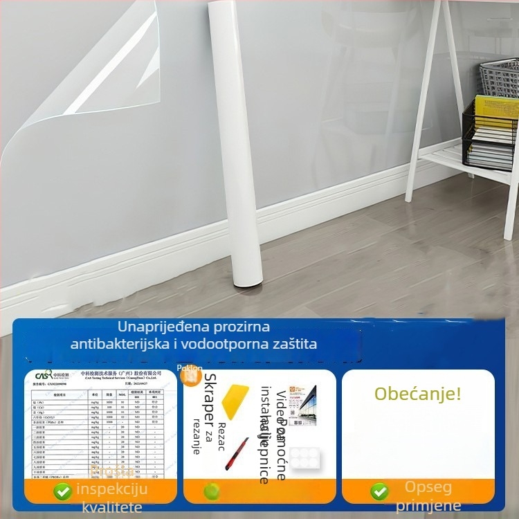 Pengyi PVC anti-staticna prozirna otporna na masnoću zidna naljepnica, ravna zidna naljepnica, moderni minimalistički stil