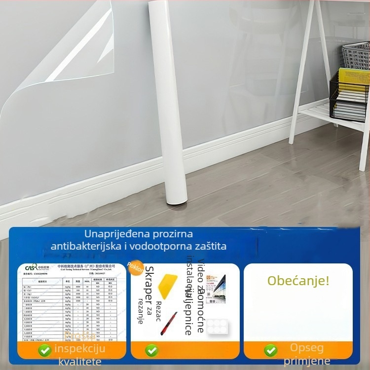 Pengyi PVC anti-staticna prozirna otporna na masnoću zidna naljepnica, ravna zidna naljepnica, moderni minimalistički stil