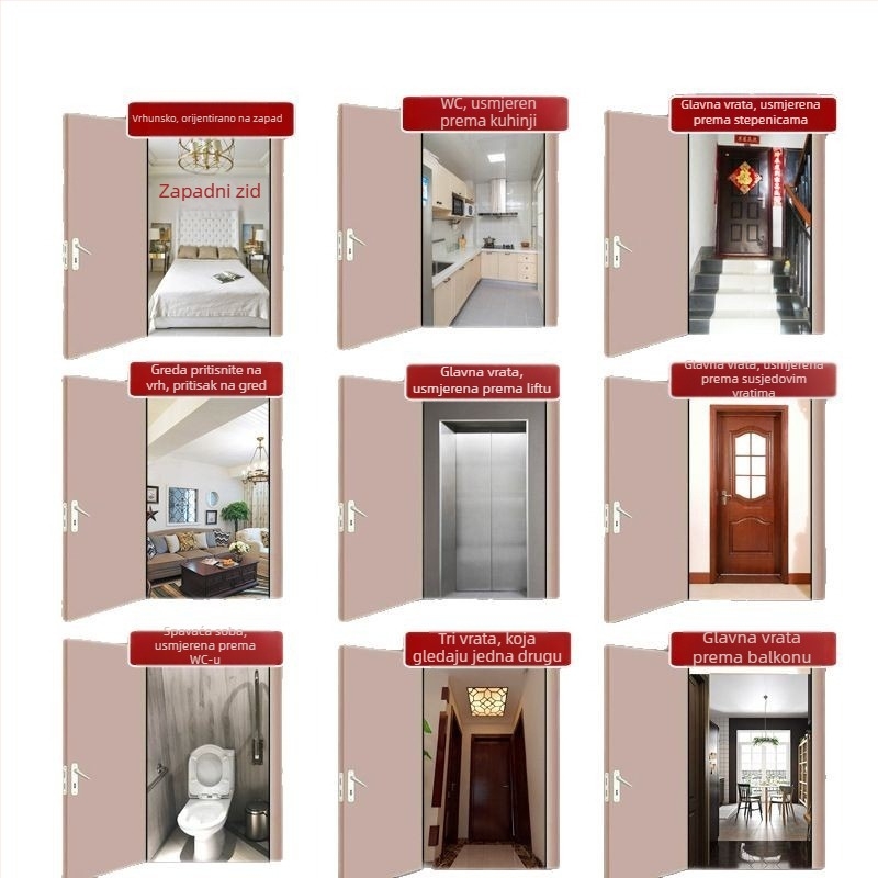 Mesingeni dekorativni predmet za krevet u kineskom stilu s motivom bundeve i privjeskom s novčićima Pet carova