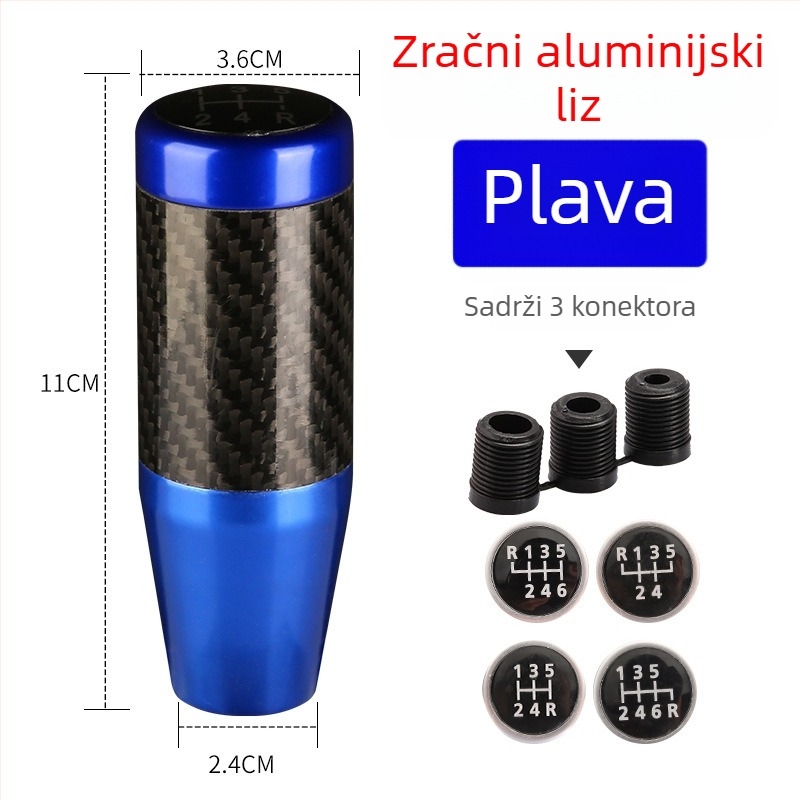 Držač ručnog mjenjača s drvenim uzorkom, kuglasta glava, za ručni mjenjač (Model: Wood grain ball gear head; Brand: Powerful manufacturer; OEM: Original factory)