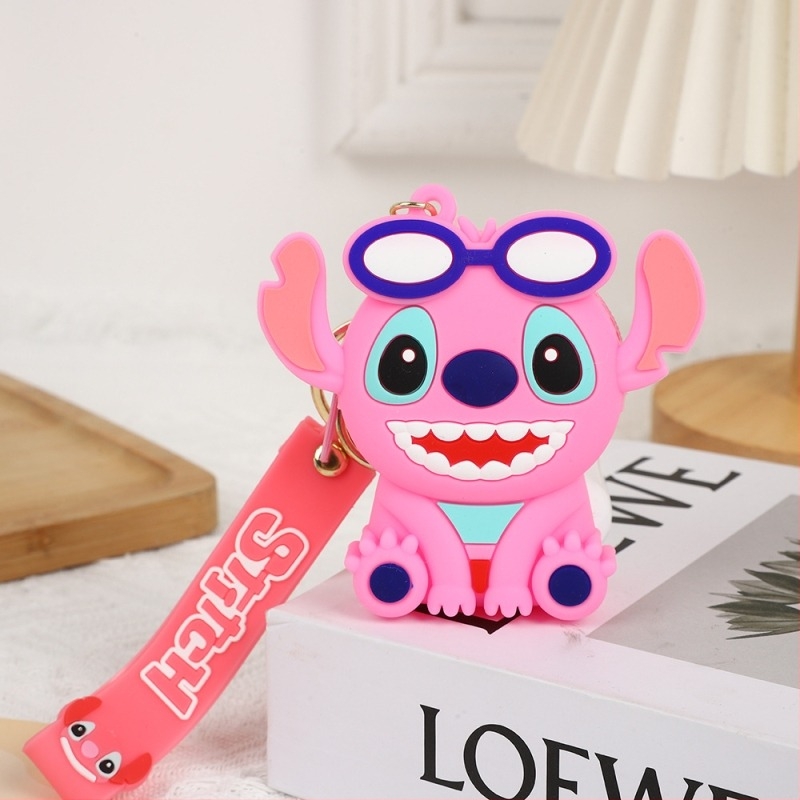 Silikonsko mini torbica za kovanice s privjeskom za ključeve, životinjski uzorak, svjež i sladak stil, unisex, vodootporno