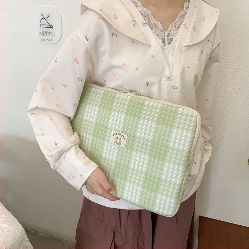 Torba za tablet od izdržljivog poliestera, prugasti uzorak, podstava od poliestera