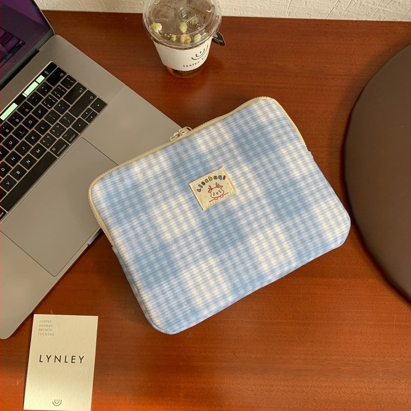 Torba za tablet od izdržljivog poliestera, prugasti uzorak, podstava od poliestera