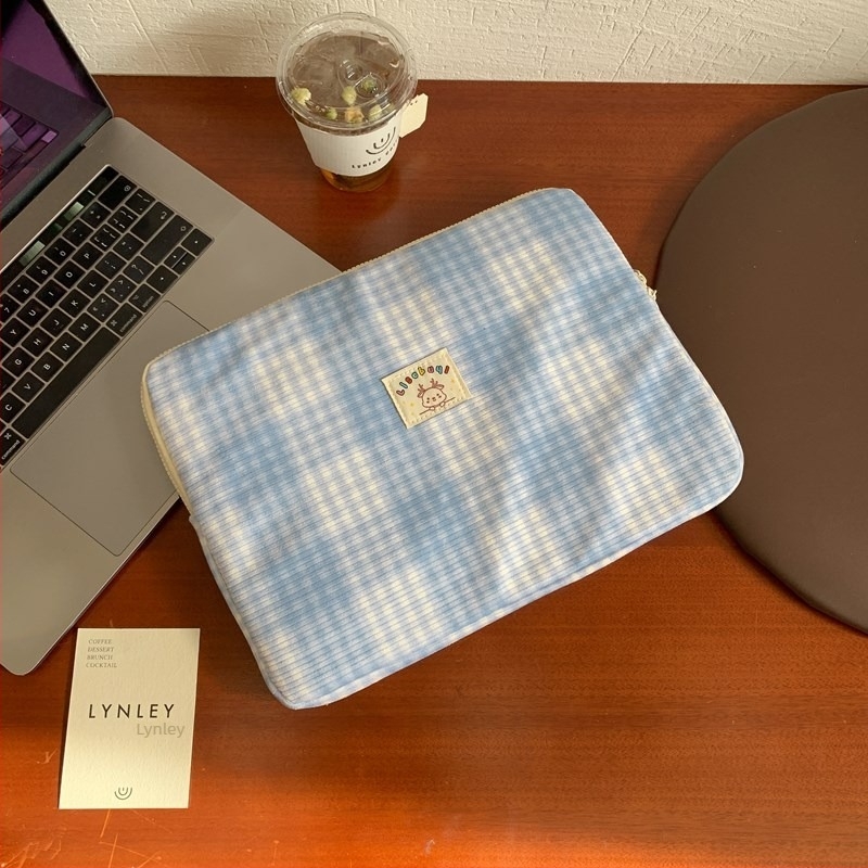 Torba za tablet od izdržljivog poliestera, prugasti uzorak, podstava od poliestera