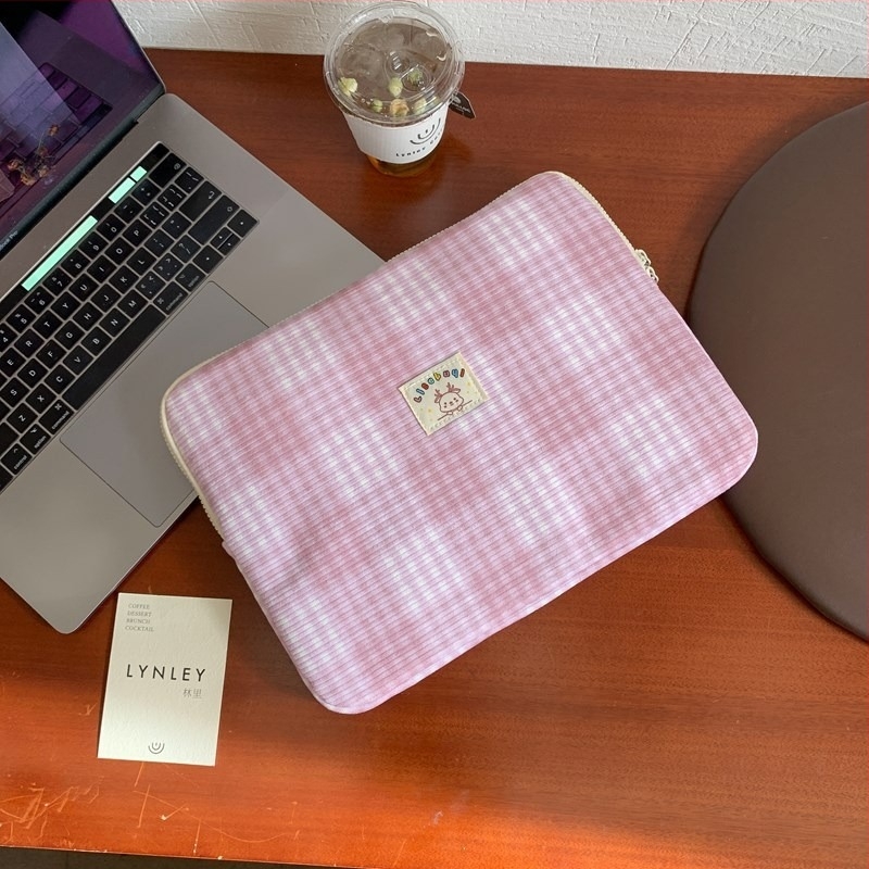 Torba za tablet od izdržljivog poliestera, prugasti uzorak, podstava od poliestera