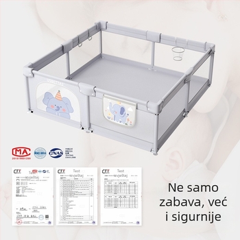 Betides Tekstilni Dječji Sigurnosni Zid za Bebe 0–2 Godine | Razvija puzanje, hvatanje i komunikaciju roditelj-dijete | Pakirano u kartonsku kutiju